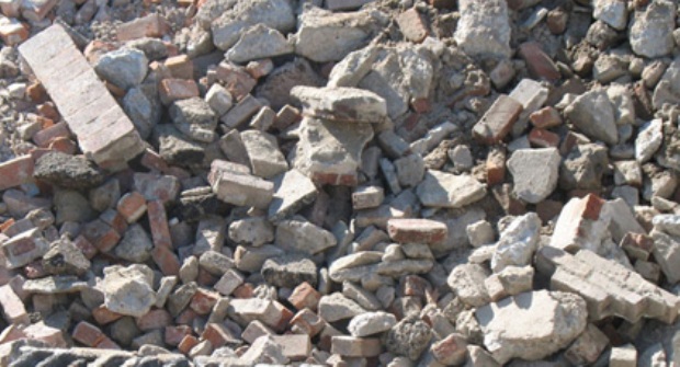 concrete landfill