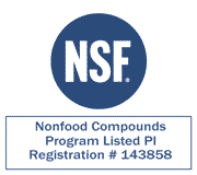 NSF Registered and approved NSF Registered and Approved
