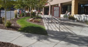 shopping center sidewalks protected with permanent penetrating concrete sealer