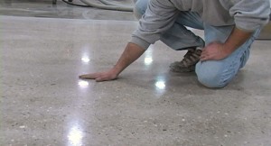 Machine Troweled Concrete Floor